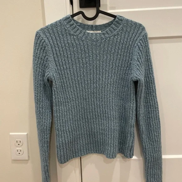 Vince Textured Ribbed Linen Blend Pullover - Picture 2 of 7